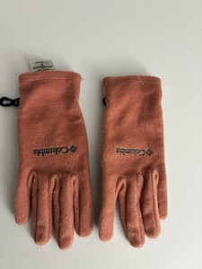 COLUMBIA Women's Thermarator Gloves Touch Screen Size M Coral Color EUC