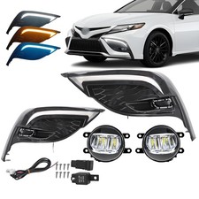 Led Front Bumper Fog Light Fits Toyota Camry 2021-2024 Se Xse