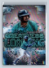 2025 Bowman Chrome Lazaro Montes (RC) Greatness Loading Refractor Mariners 