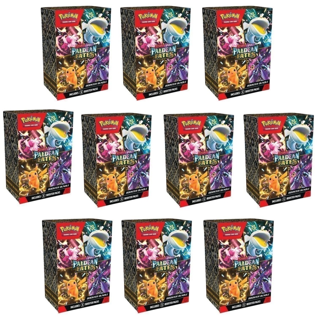 Pokemon Scarlet & Violet Paldean Fates Booster Bundle (10-Pack) | eBay