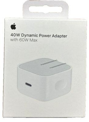 Apple 40W Dynamic Power Adapter with 60W Max