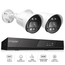 8CH 5MP DVR Security Camera System Home Outdoor Color Night Vision IP66 CCTV