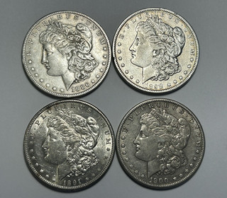 1886 O 1898 S 1891 S AND 1900 S MORGAN DOLLAR