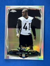 2014 Topps Chrome Refractor #201 Aaron Colvin Jacksonville Jaguars