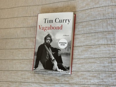 Tim Curry SIGNED Vagabond A Memoir Autographed Edition 1st Rocky Horror NEW