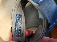 Teva Strappy Open Toe Sandals Adjustable Hook & Loop Blue/Gray US 8.5