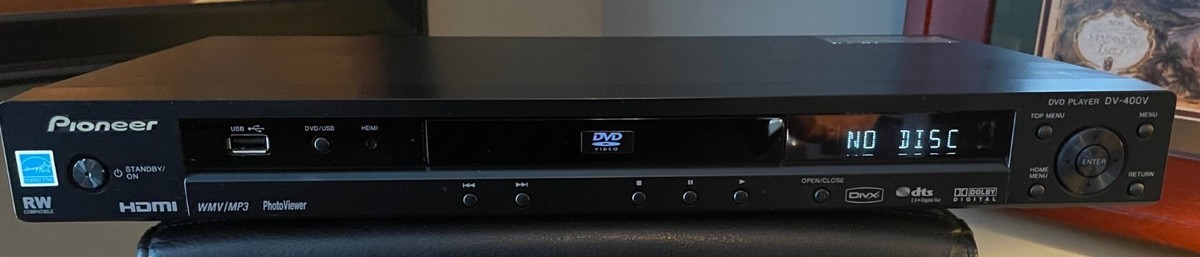 パイオニアベストバイDVDプレーヤーDV−400V純正リモコン美品動作品
