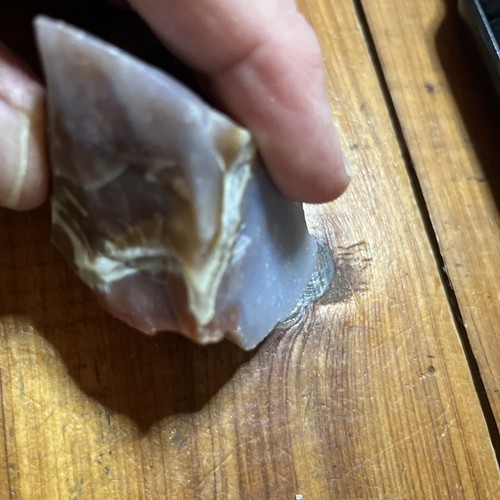 Beautiful Chalcedony Agate Gemstone Pinkish Red White Semi Transparent - Picture 7 of 10