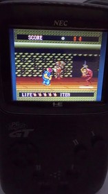 PC Engine GT (LCDDRV  & Recap) Handheld Video Game Console US Seller
