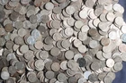 1943 (PDS) STEEL LINCOLN WHEAT CENT PENNY ROLLS (MAJORITY ARE P MINT) LOT H89
