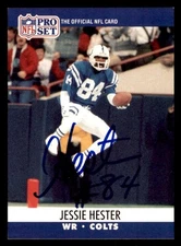 1990 Pro Set Football #758 Jessie Hester Signed Autograph (no COA) *e1
