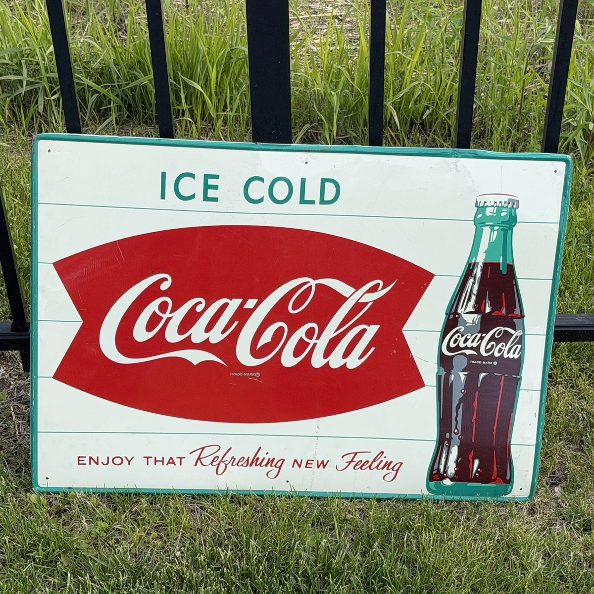 Preços baixos em Placas e Letreiros originais da Coca-Cola | eBay