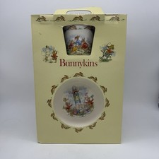 Box Royal Doulton Bunnykins Childrens Original Set Plate Cup Mug Bowl