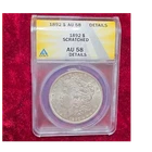 1892 Morgan Silver $1 Dollar ANACS AU 58 Details Scratched Cert#7746568