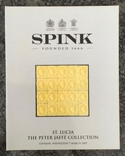 ST LUCIA The Peter Jaffa Collection 2007 Auction Catalogue