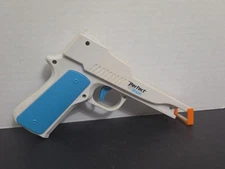 Nylon Perfect Shot Pistol Gun Controller For Nintendo Wii, w/ Orange Clip