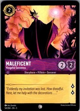 Maleficent - Vengeful Sorceress Shimmering Skies 54/204 Common Lorcana Near Mint