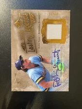 2005 SP Legendary Cuts ROBIN YOUNT Lasting Legends AUTO #LL-RY /25