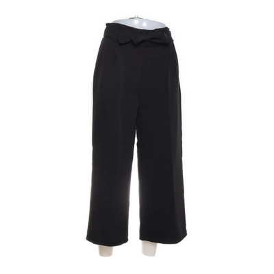 Multiblu, Palazzohose, Größe: 38, Schwarz, Elasthan/Polyester, Einfarbig #JQ8