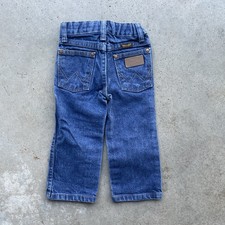 Wrangler Jeans Cowboy Cut Toddler Size 2T Slim Blue Wash Denim