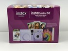 Fujifilm instax Mini SE Instant Camera Bundle Purple 💜 Free Shipping!!!