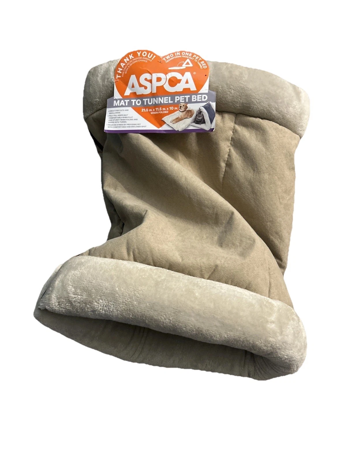 ASPCA May To Tunnel Pet Bed Cat/Smaller Dog