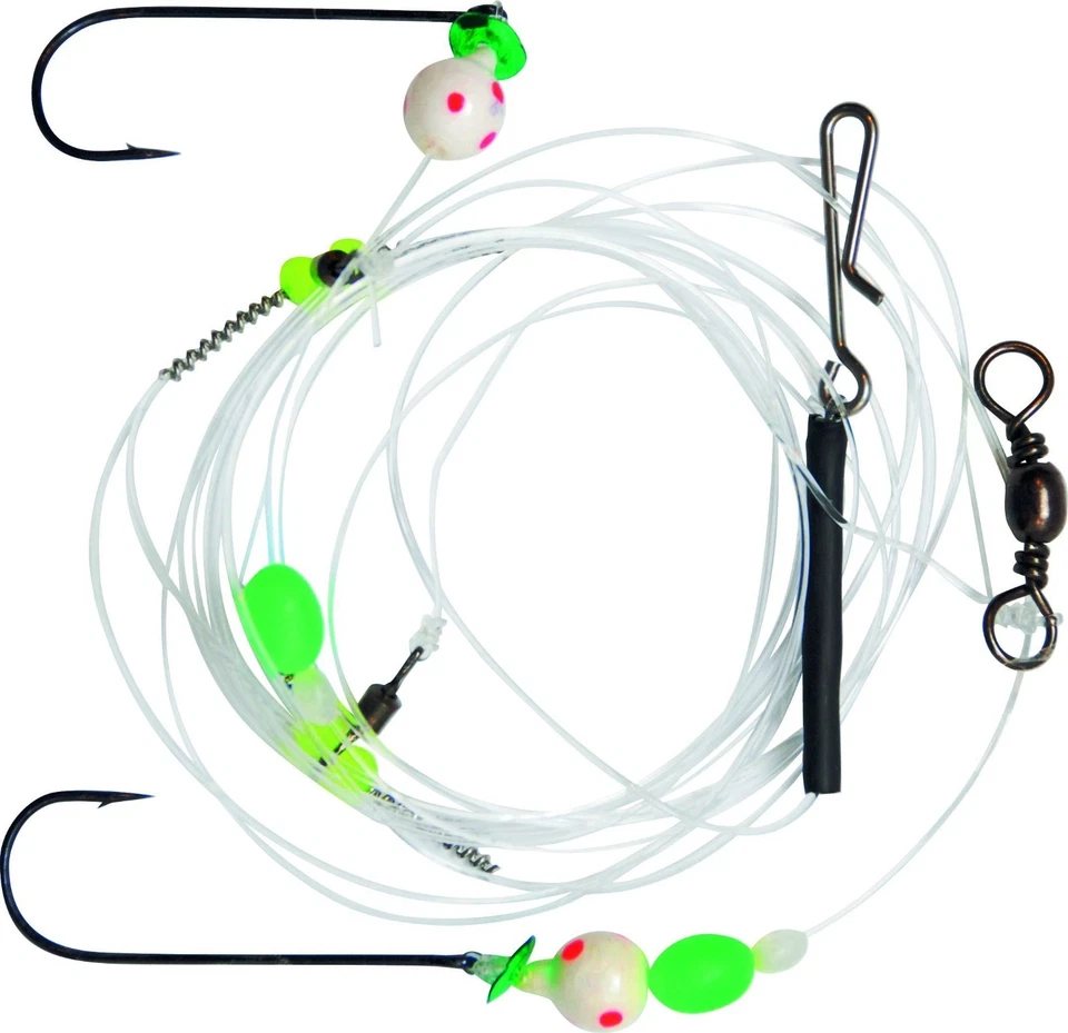 10 Zebco Brandungsvorfächer Plattfischvorfach Dorschvorfach fluoreszierend Perle - Bild 4 von 4