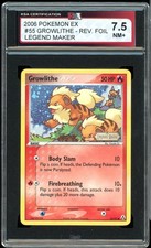 2006 Pokemon EX Legend Maker #55 Growlithe Reverse Holo KSA 7.5 NM+ on eBay