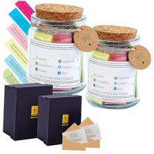 Mom Gifts, Bible Verse Jar, The Hope Scripture Jar Gift s for Teens, 2pcs