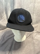 Golden State Warriors Hat Mitchell & Ness Black Snapback Cap NBA Basketball