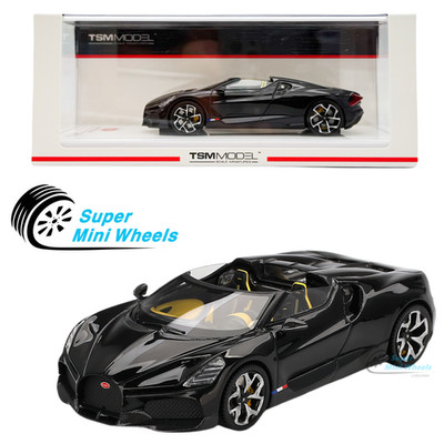 TSM-Model  1:43 Bugatti W16 Mistral Black TSM430821