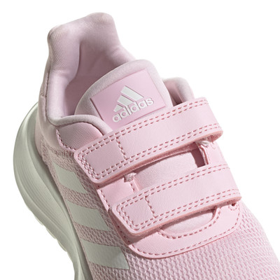 Adidas Tensaur Run 2.0 Girls Size 12 Pink White Hook Loop Kids Sneakers Shoes
