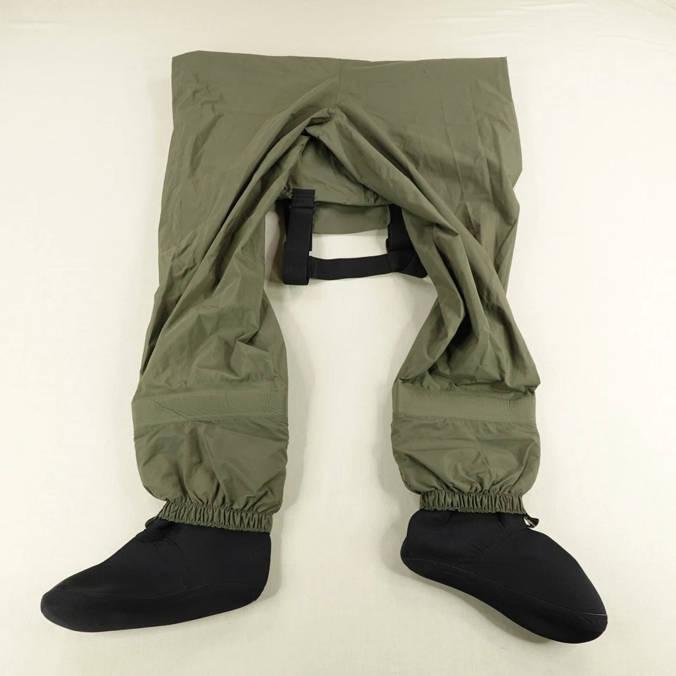 LL Bean Waders Women XL Fly Fishing Waterproof Nylon Neoprene Overalls Soft Foot - Image 3 of 4