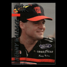 Tarjeta de carreras Kenny Wallace #51 1995 Wheels High Gear FILMAR