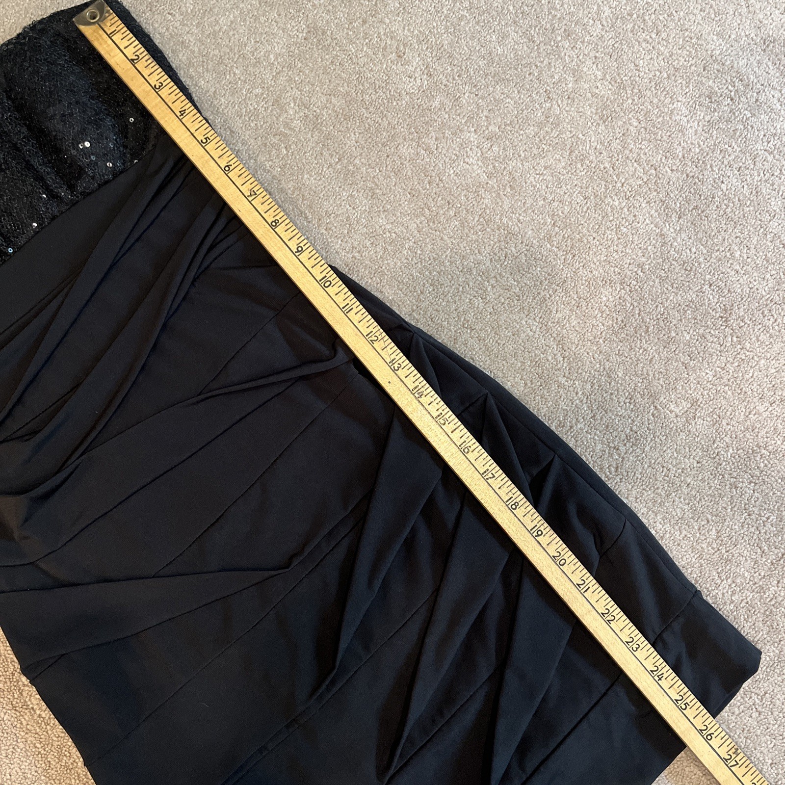 Ruby Rox Black Strapless Dress Sequence Women Siz… - image 5