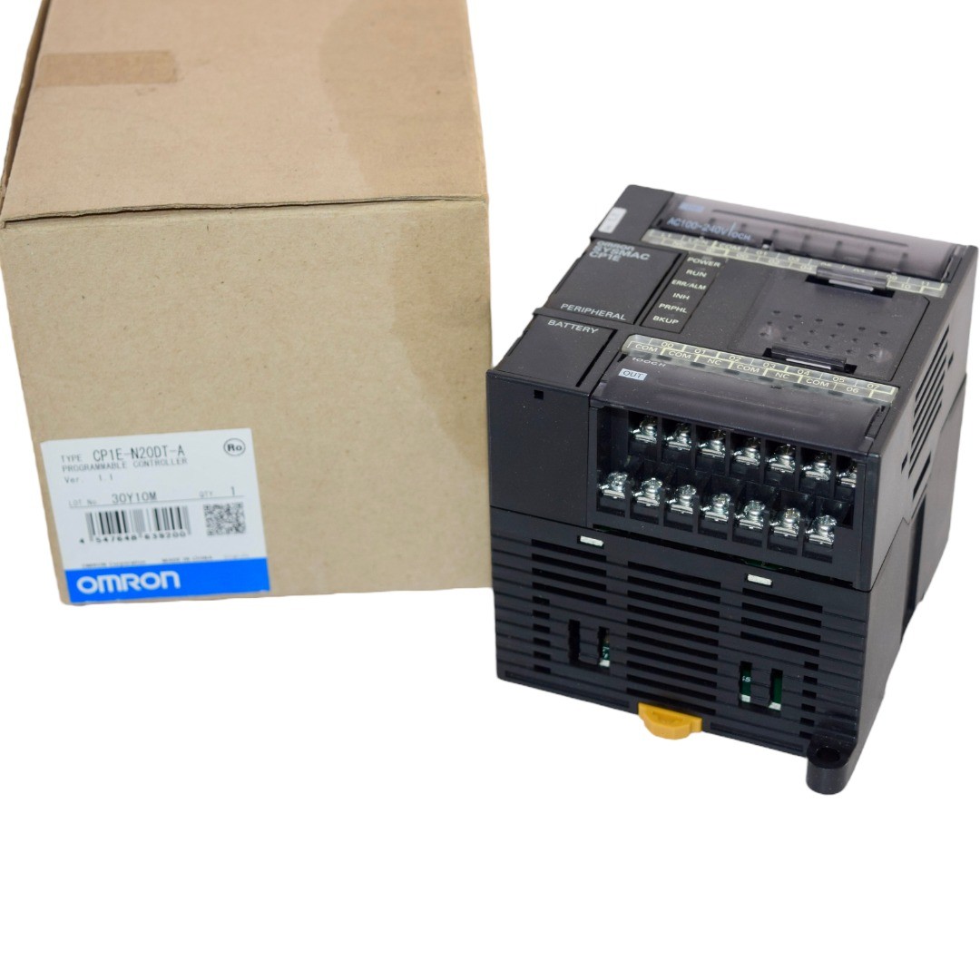 NEW OMRON CP1E-N20DT-A PLC CPU Unit 20 I/O Transistor Sinking Output 100-240VAC