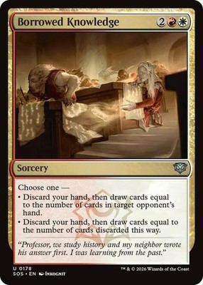 Borrowed Knowledge - Foil - Secrets of Strixhaven - Lightly Played