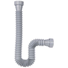 Bathroom U Bend Sink Drain Connection Tube Flexible Pipe Extension