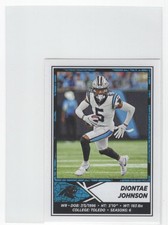 #447 Diontae Johnson 2024 Panini Sticker Collection Mini Carolina Panthers