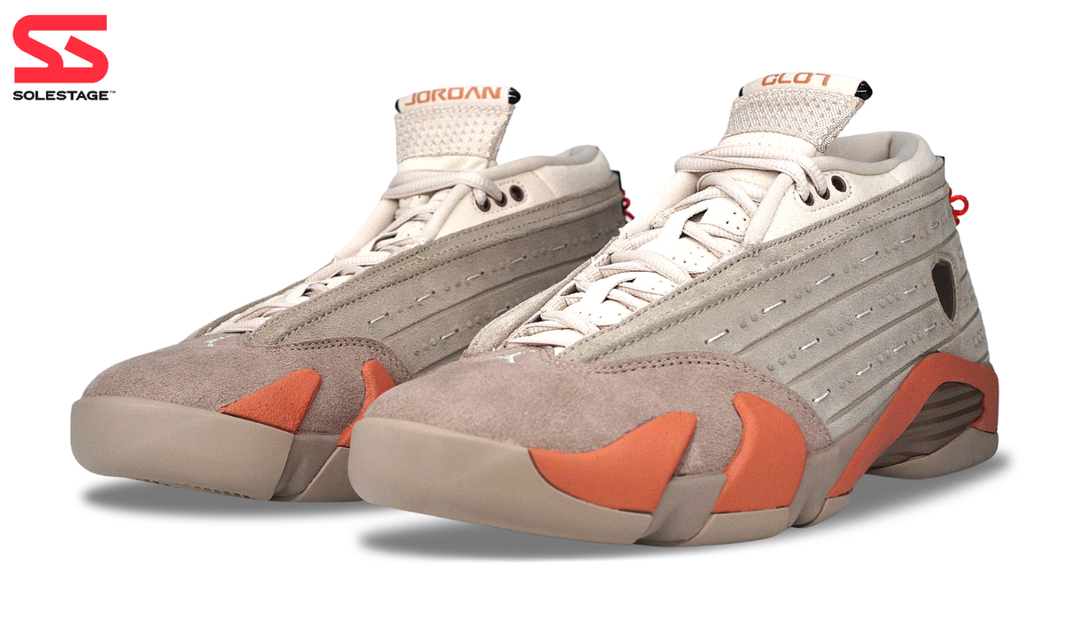 Size 14 - CLOT x Air Jordan 14 Retro Low Terracotta for sale