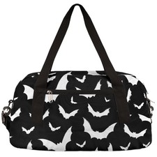 Halloween Bat Kids Duffle Bag for Boys Girls - Dance, Trick Treat, Gym, Overn...