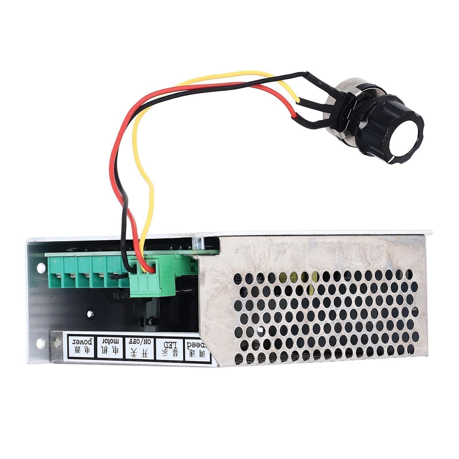 PWM DC Motor Speed Controller AC110‑220V Input DC0‑100V Output Aluminum Alloy