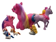 Mixed Lot Of 7 Figurines Papo, Phidal, Barbie, Dolgen, Greenbrier