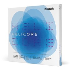D'Addario Helicore Orchestral Set H610 1/2M Medium Tension Double Bass Strings 