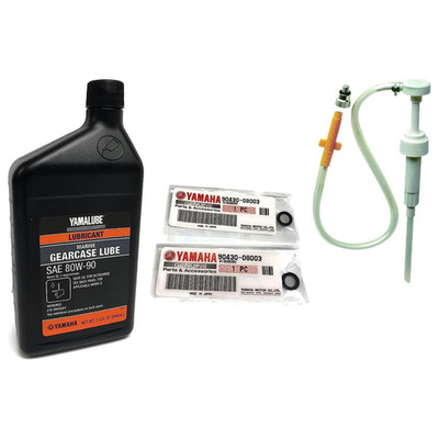 YAMAHA Yamalube OEM Outboard Gear Lube Kit w/Pump ACC-GEARL-UB-QT Lower Unit Oil