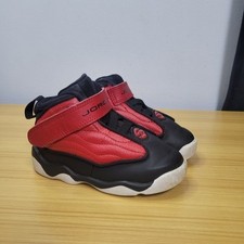 Nike Air Jordan Pro Strong Red Black White TD Toddler 7C 407486-601 Kids Shoes