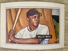 1989 Bowman Gum Reprint WILLIE MAYS New York Mets