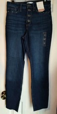 NWT Women's LC Lauren Conrad High Rise 5 Pocket Skinny Jeans Size 10 Rawn Hem