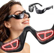 Red Light Therapy Eye Massager with 4 Modes f...
