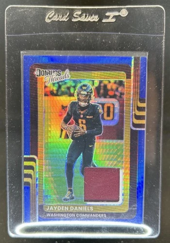 2025 Donruss Optic Jayden Daniels Blue Hyper (RAW)